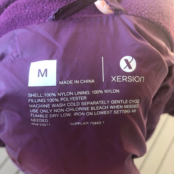 Like-New Purple Puffer Coat - Picture 4 of 5